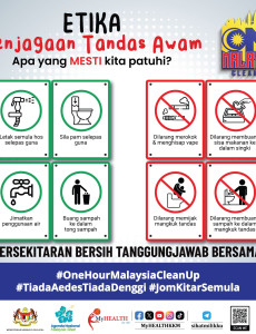 One Hour Malaysia Clean Up: Etika Penjagaan Tandas Awam